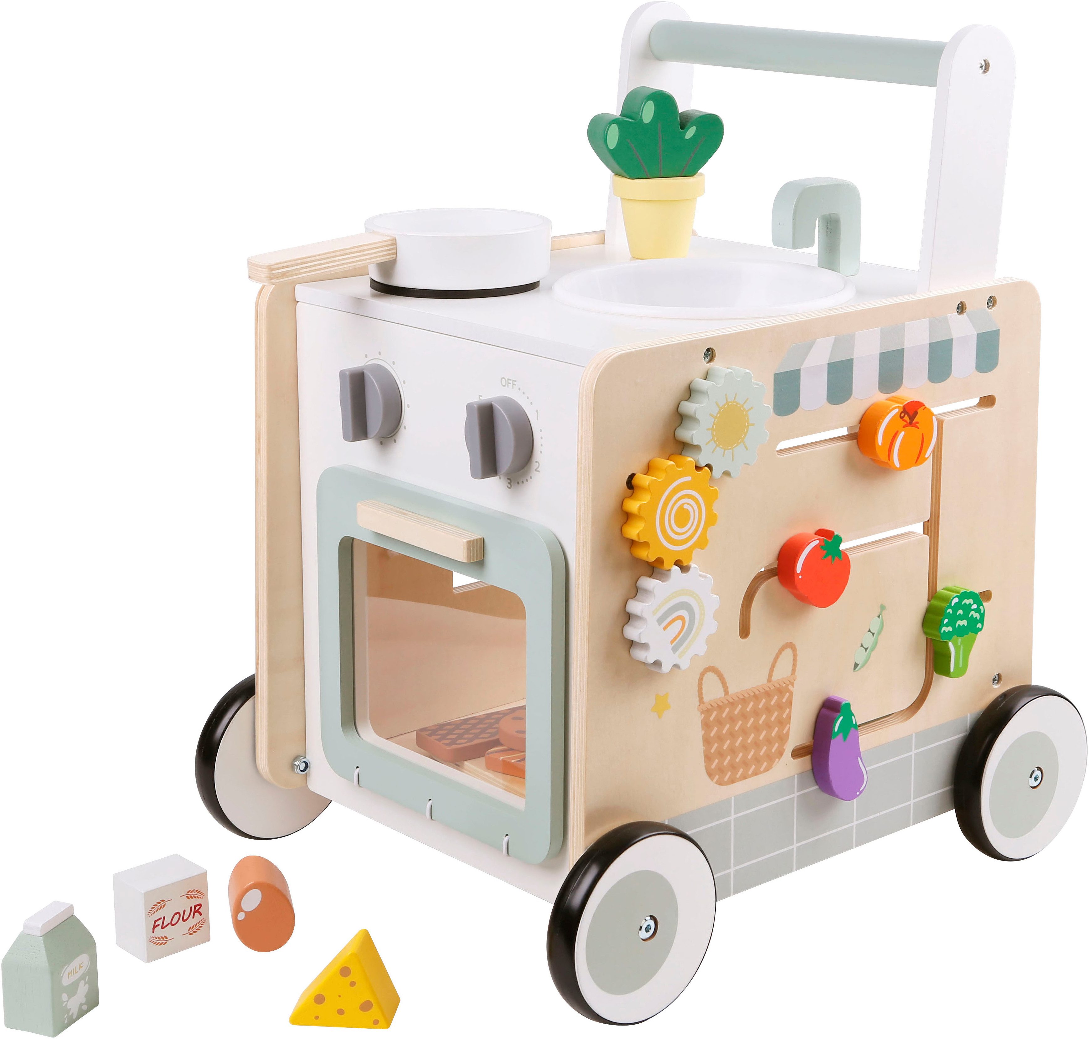 CHIC2000 Lauflernwagen Activity-Walker, Holz-Spielküche günstig online kaufen