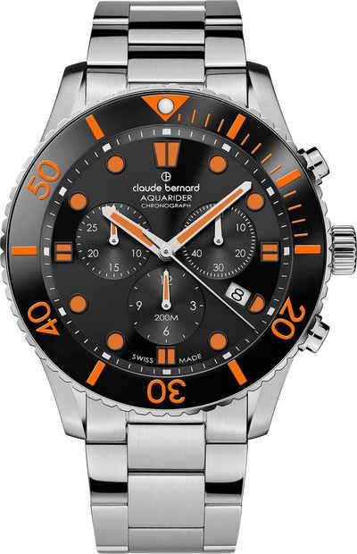 CLAUDE BERNARD Schweizer Uhr Aquarider Chronograph