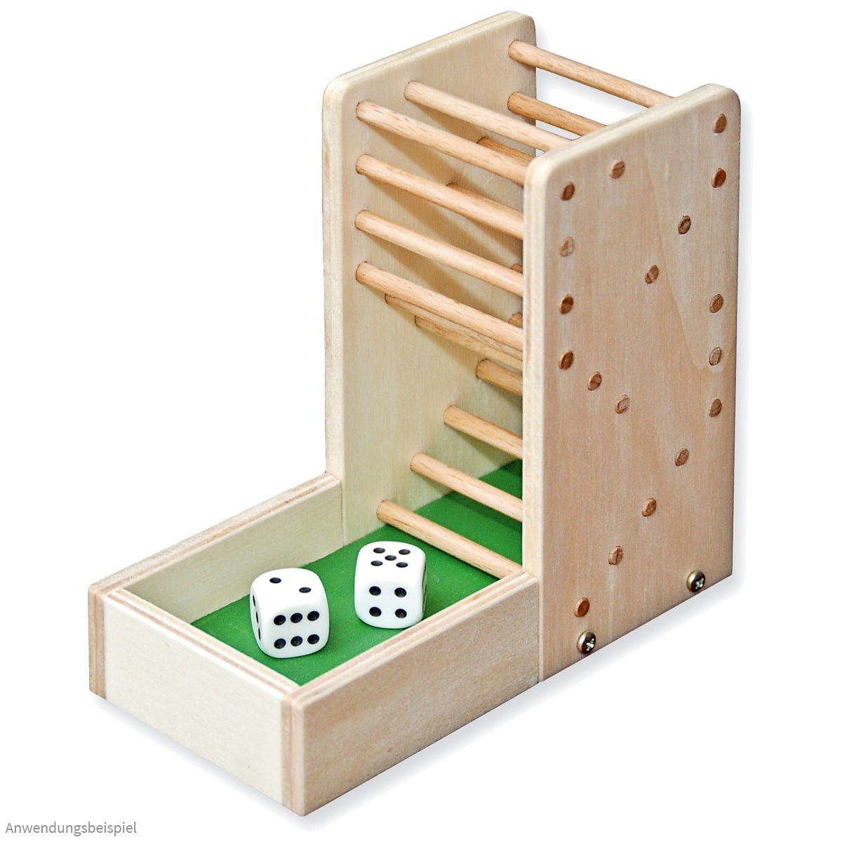 matches21 HOME & HOBBY Holzbaukasten Würfelturm Bausatz Kinder ab 11 Jahren