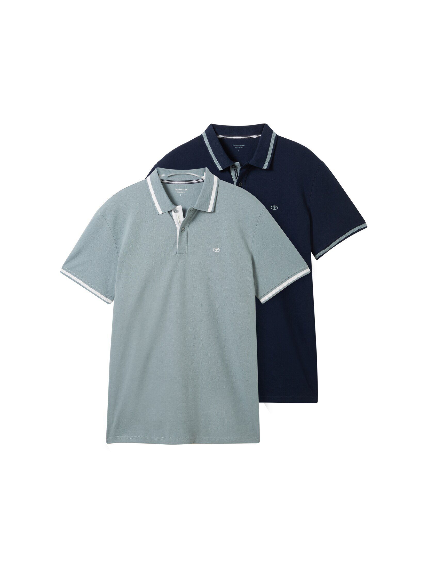 TOM TAILOR Poloshirt Poloshirts im Doppelpack günstig online kaufen