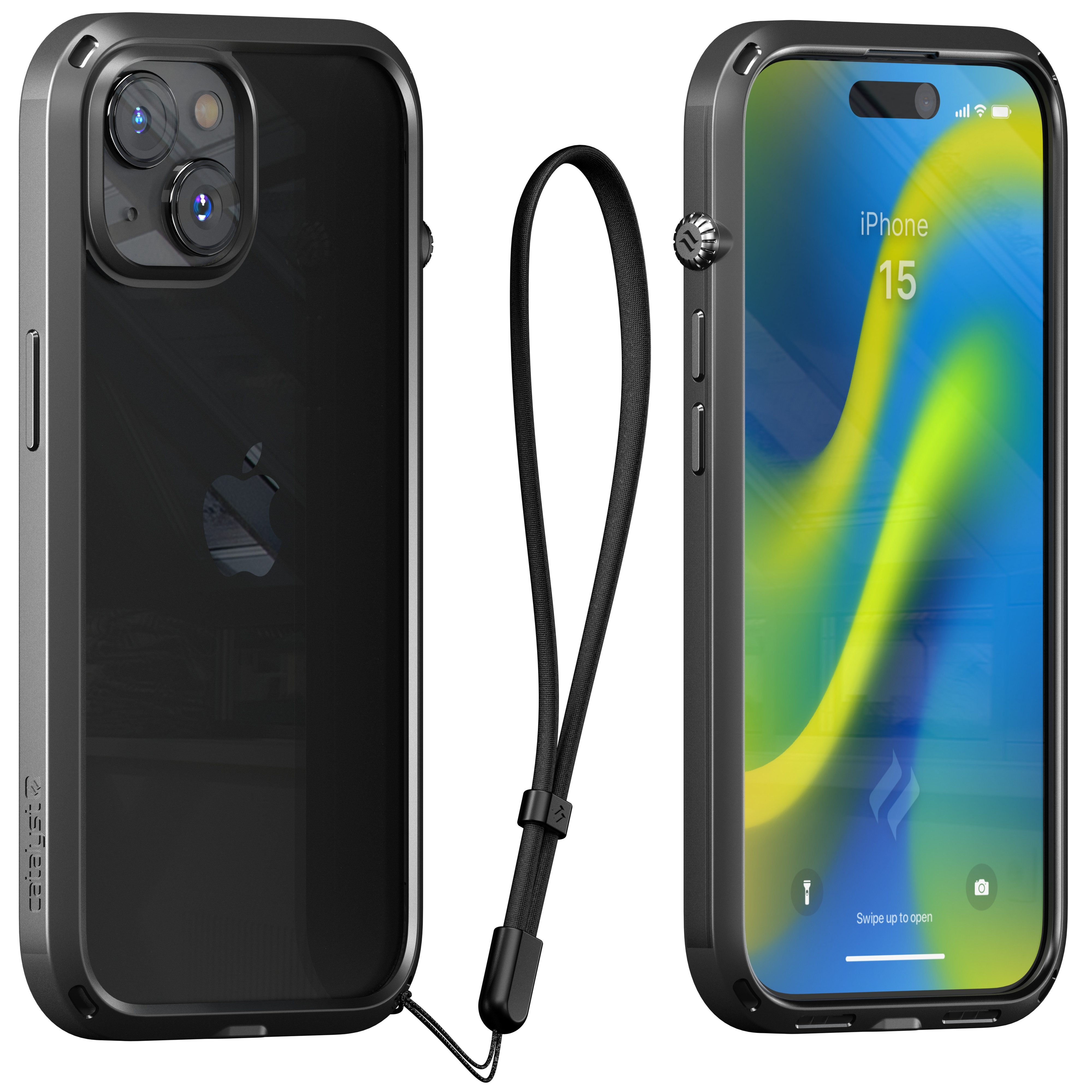 Catalyst Smartphone-Hülle Influence Case, für iPhone 15, Midnight Black
