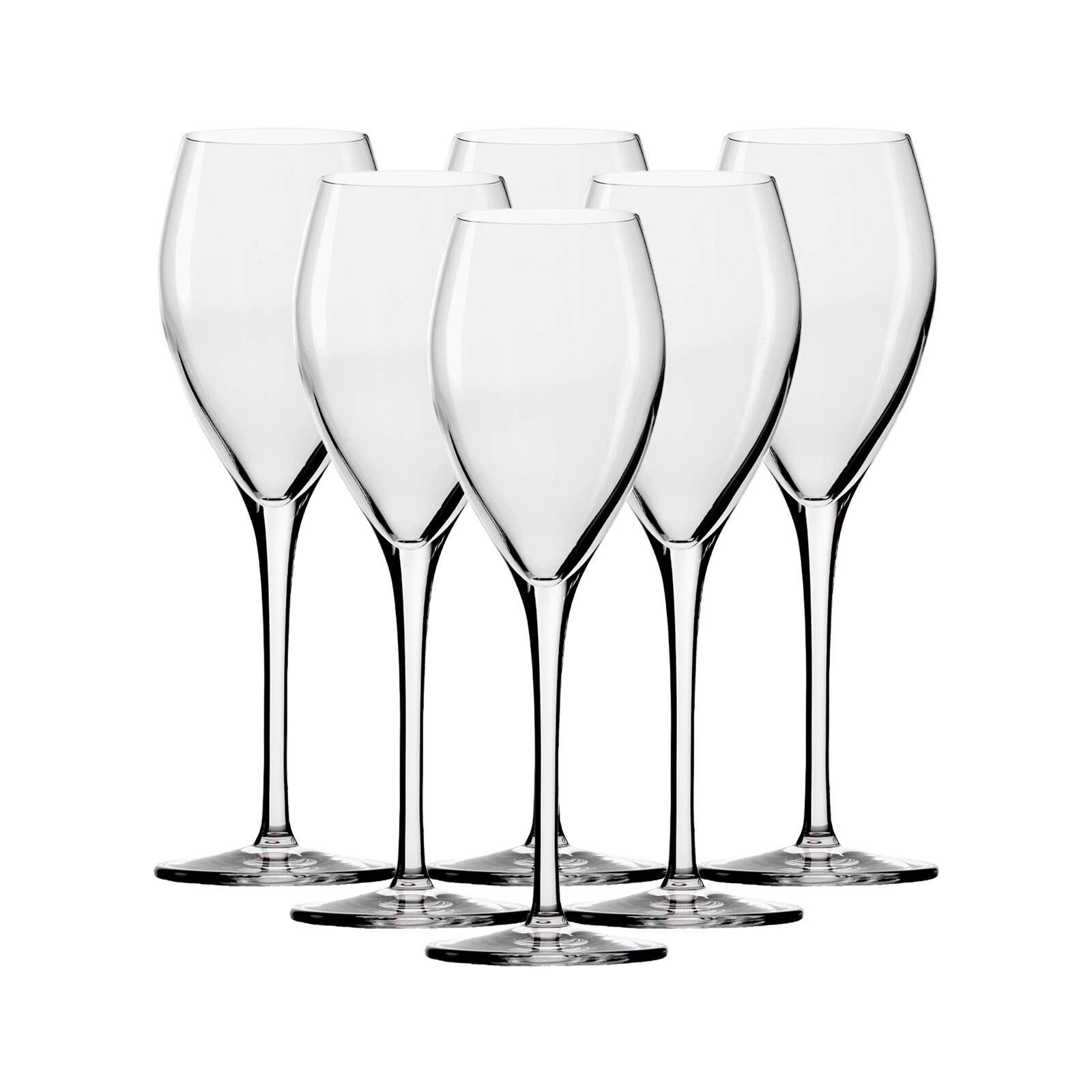 Stölzle Champagnerglas Vinea Champagnergläser 210 ml 6er Set, Glas