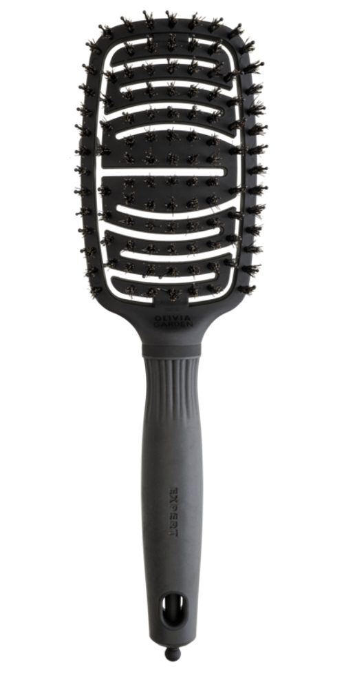 OLIVIA GARDEN Haarbürste Olivia Garden Expert Care Flex Boar&Nylon Black Label