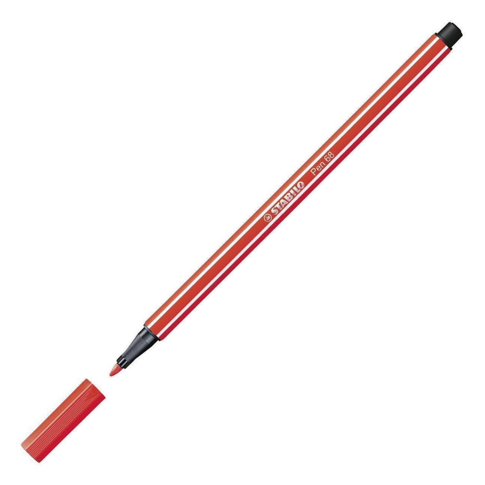STABILO Faserstift STABILO Pen 68 Filzstift - 1 mm - 18er Set - Kartonetui