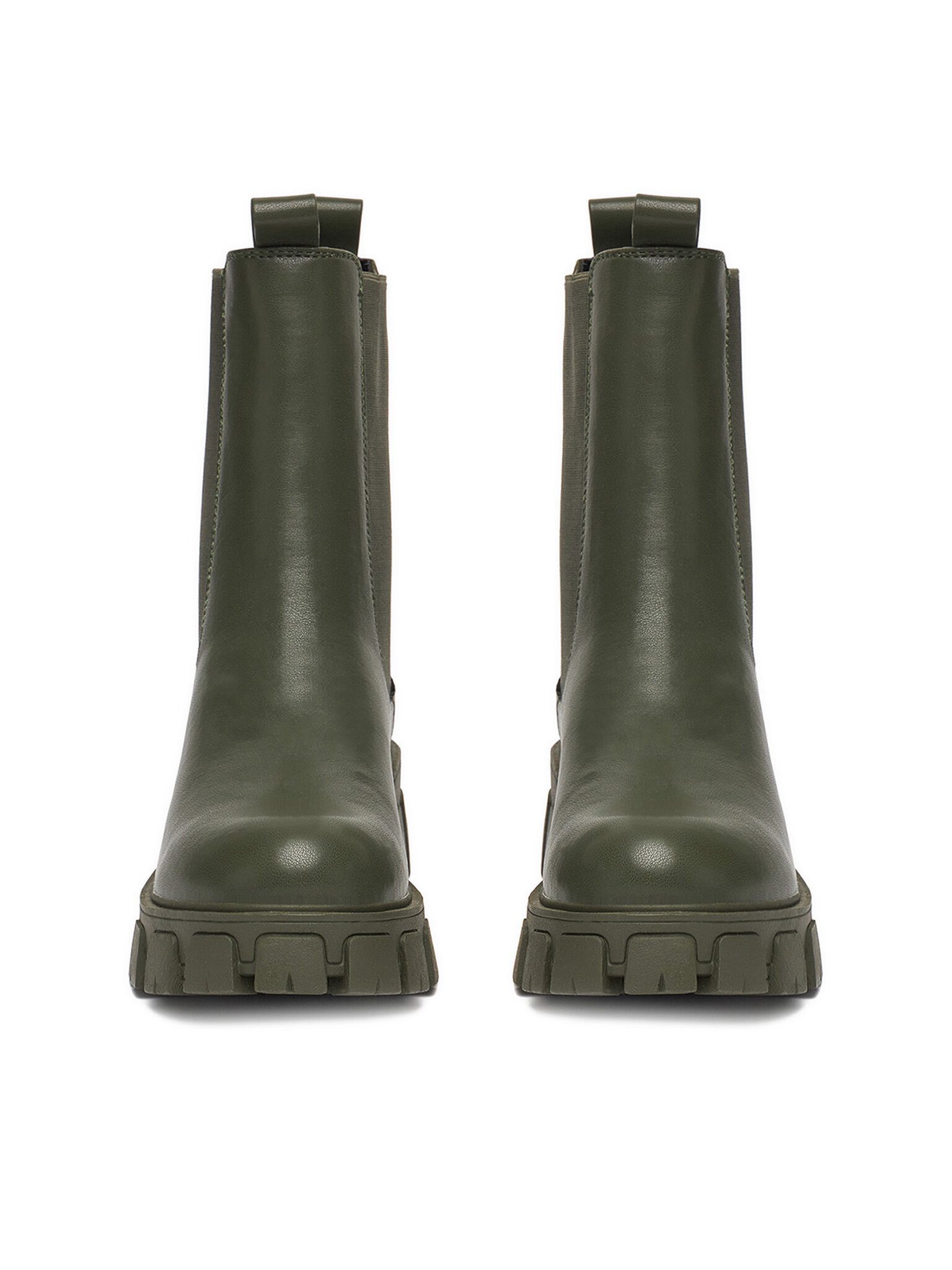 DeeZee Deezee Damen Chelsea Stiefel Khaki 12837-22 Chelseaboots