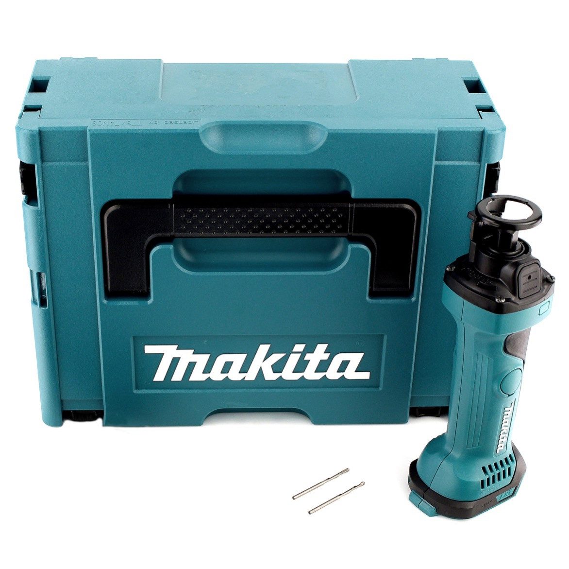 Makita Akku-Universalschere DCO 180 ZJ Akku Rotationsschneider 18V + Makpac