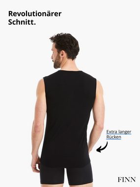 FINN Design Achselhemd Business Unterhemd Ärmellos mit V-Ausschnitt Herren feiner Micro-Modal Stoff, maximaler Tragekomfort