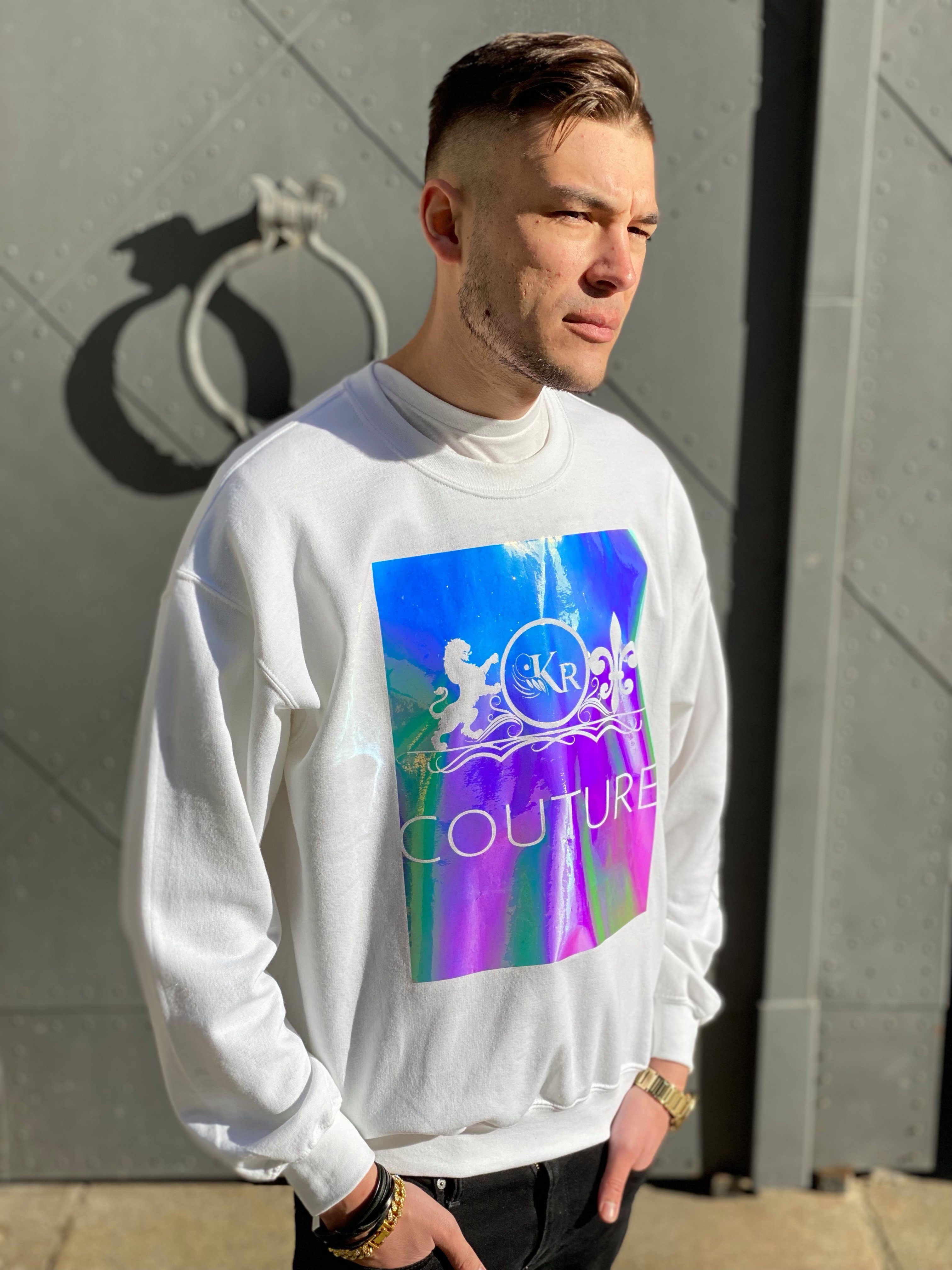 KR-Industries Sweatshirt Sweat Colorful Designer-Label