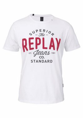 Replay T-Shirt mit Markendruck