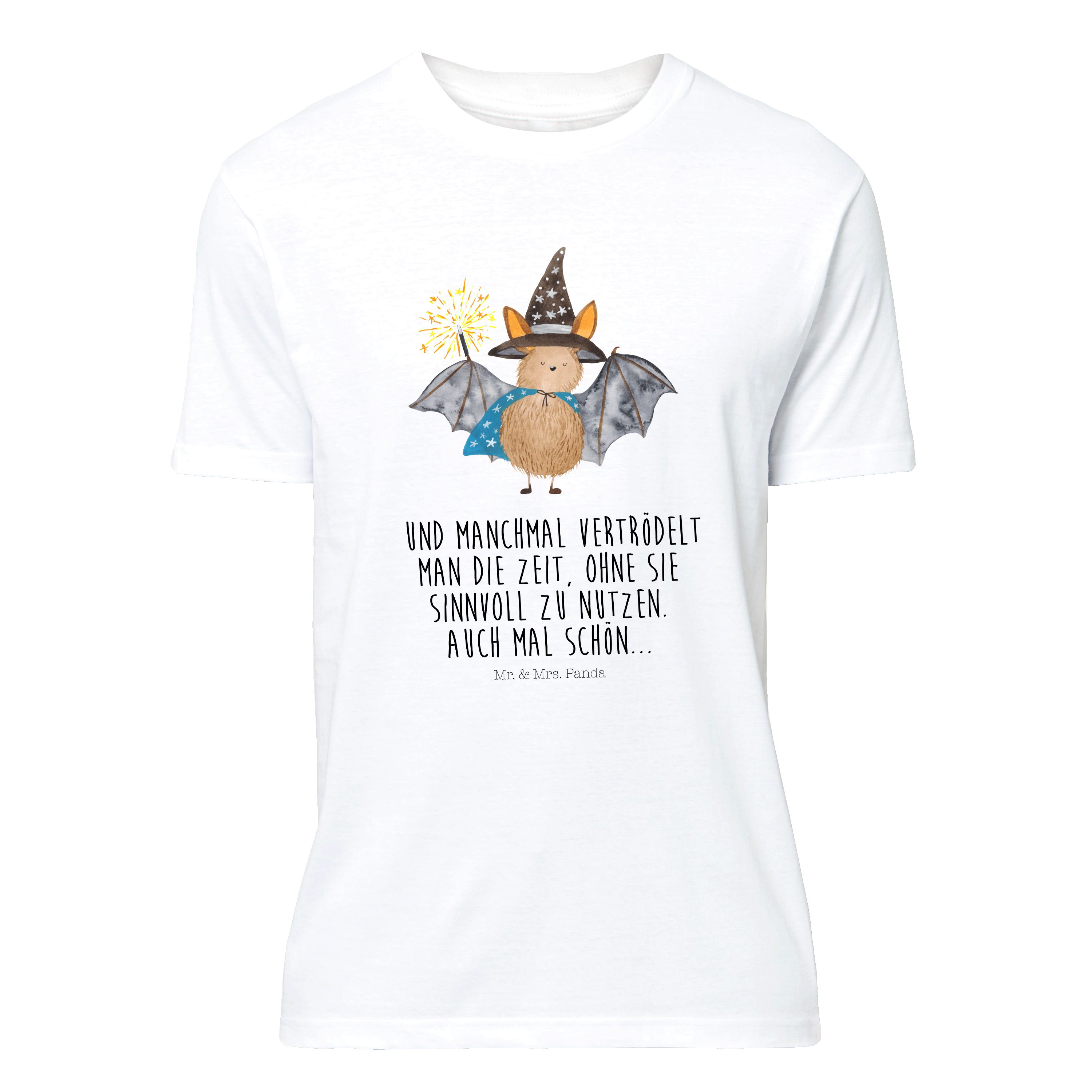 T-Shirt Fledermaus Zauberer - Weiß - Shirt, T-Shirt