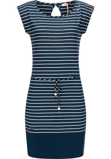 Ragwear Sommerkleid »Soho Stripes II« leichtes Baumwoll-Kleid mit angesagtem Streifenmuster