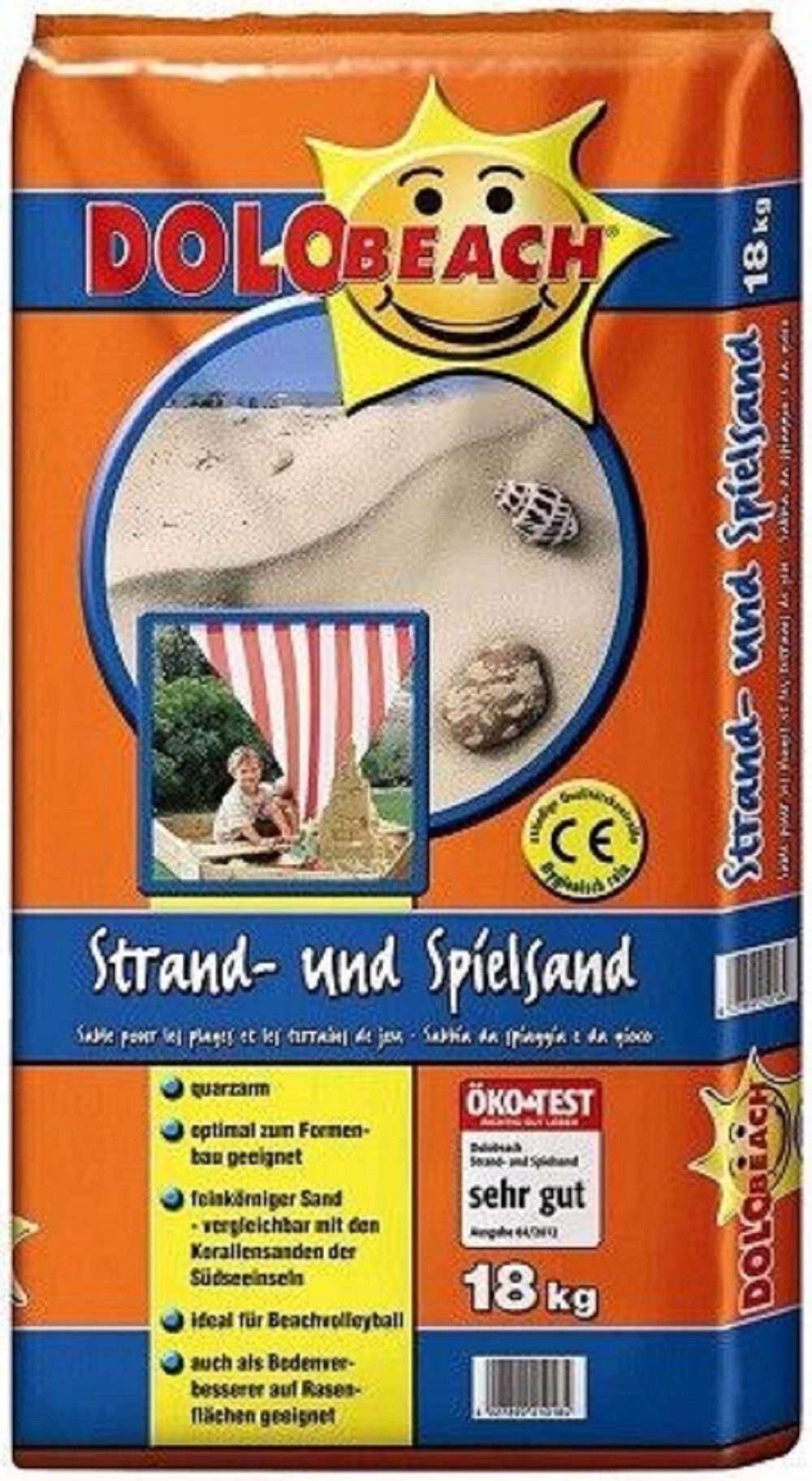 Ziegler Erdenwerk Spielsand Dolobeach - Strand- u. Spielsand 18 kg