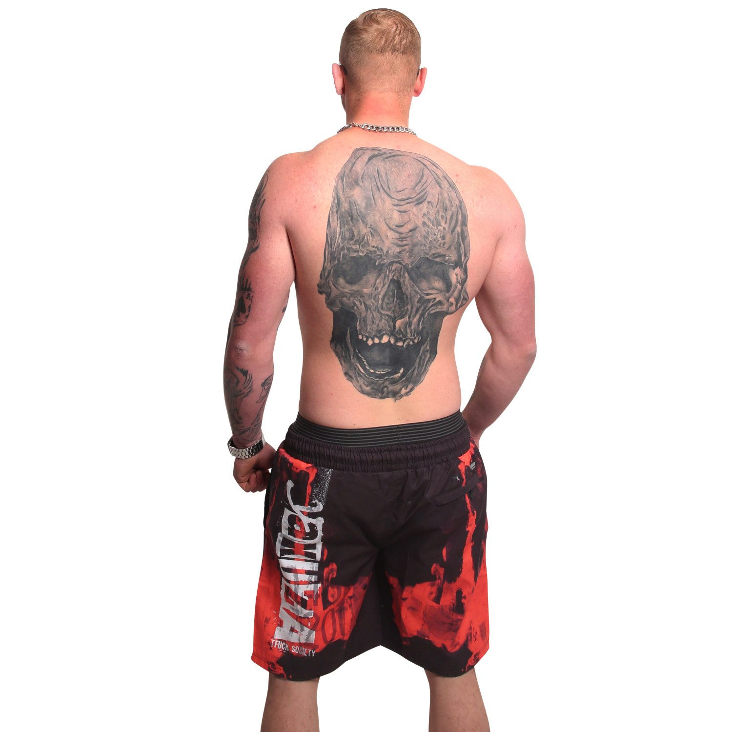 YAKUZA Boardshorts Burning Allover mit Doppelbund günstig online kaufen