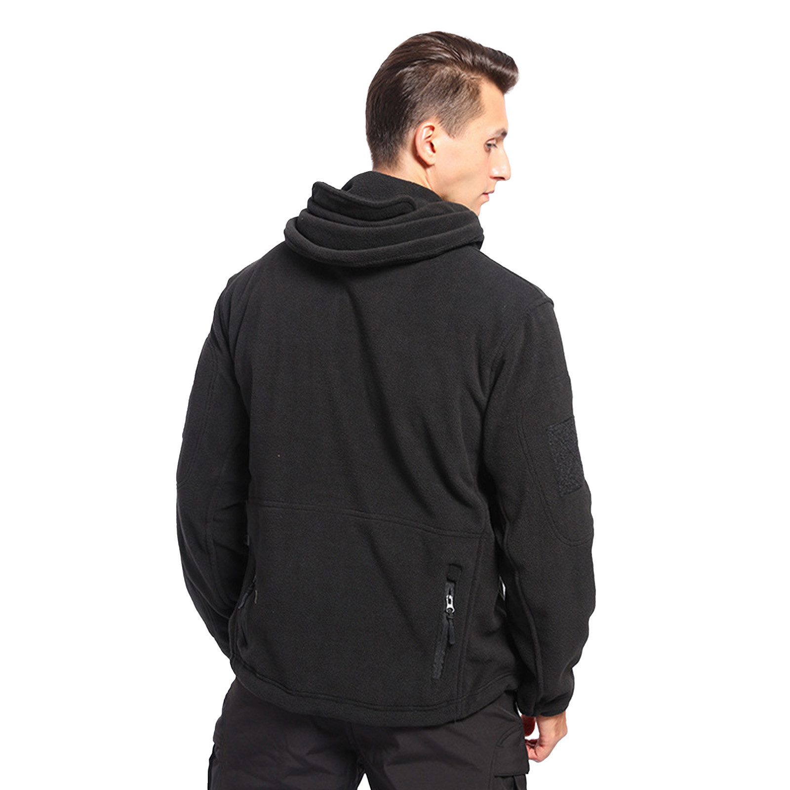 TAN.TOMI Fleecejacke Herren Fleece Jacke Outdoor Winddicht Kapuzenjacke (fü günstig online kaufen