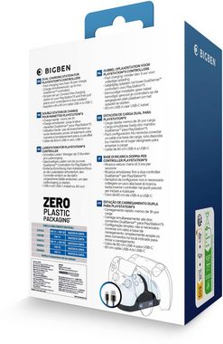 BigBen Ladestation für 2 Playstation 5 Controller Dual-Charger V3 BB021141 Zubehör PlayStation 4