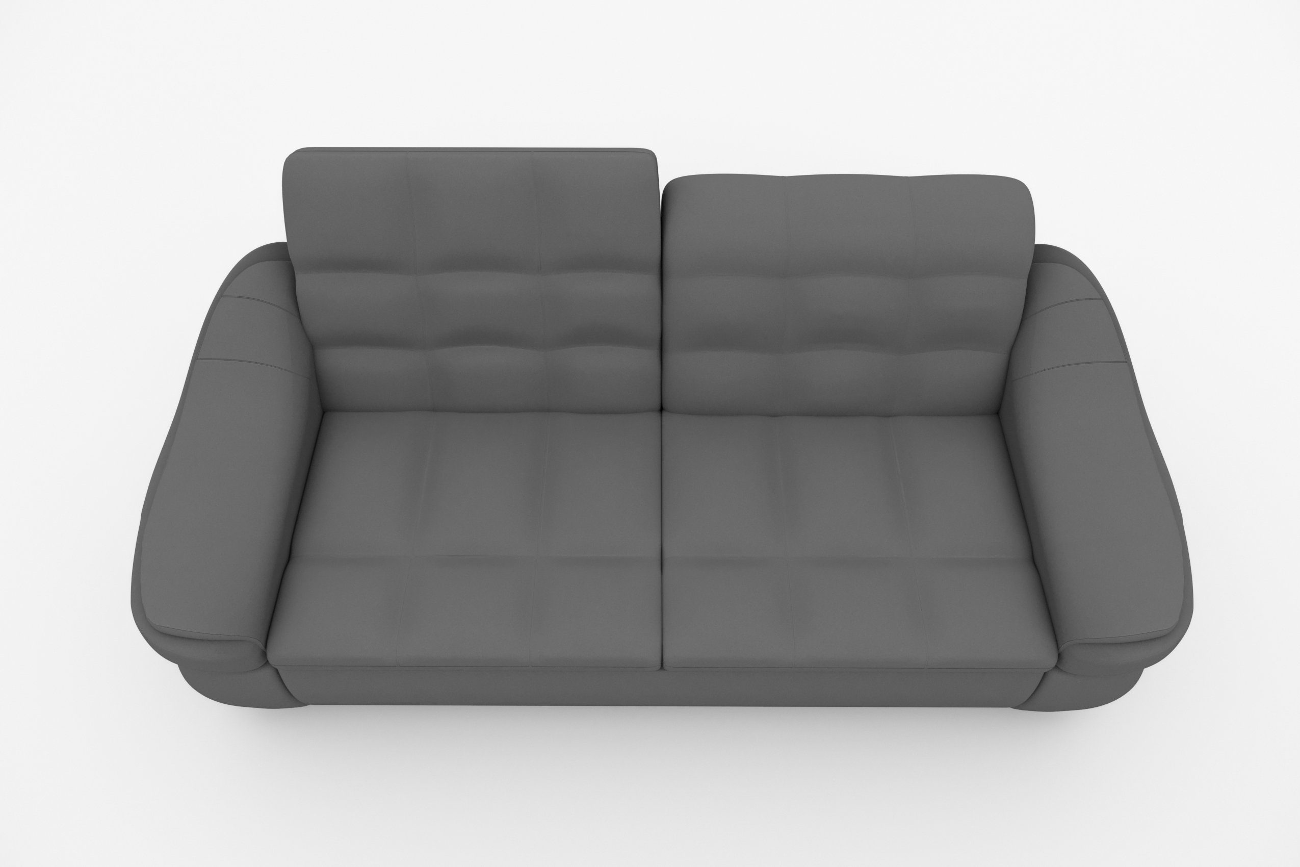 Stylefy 3-Sitzer Alisa, Steppung, frei im mit Armlehnen Sofa, stellbar, und Sitzkomfort mit Raum Rückenlehne, 2-Sitzer