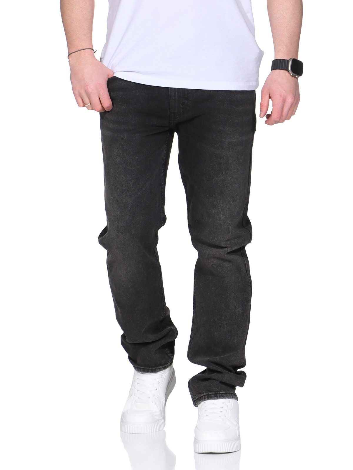 Levi's® Tapered-fit-Jeans Herren Jeans 502™ LEVI'S TAPER Hose robuster Stof günstig online kaufen