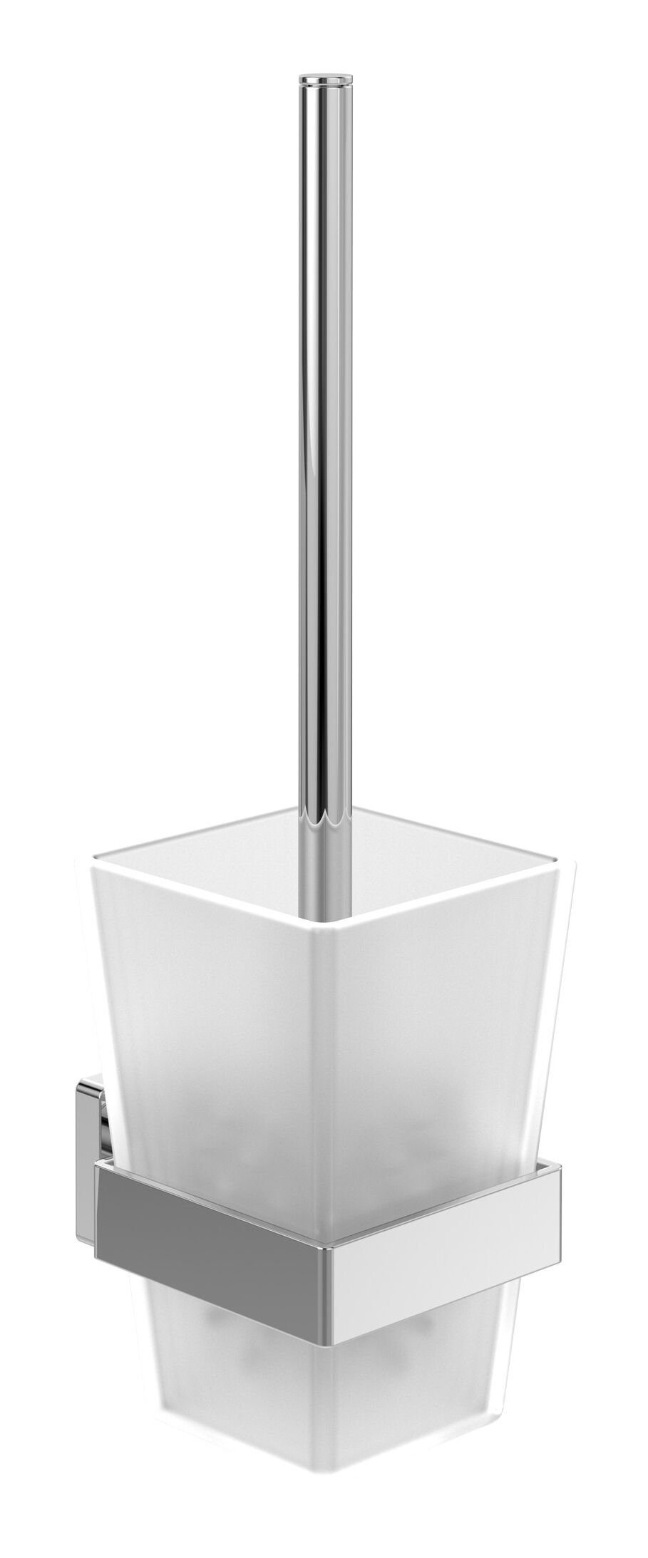 Villeroy & Boch WC-Garnitur Elements - Striking, Toilettenbürstengarnitur 94 x 118 mm - Chrom