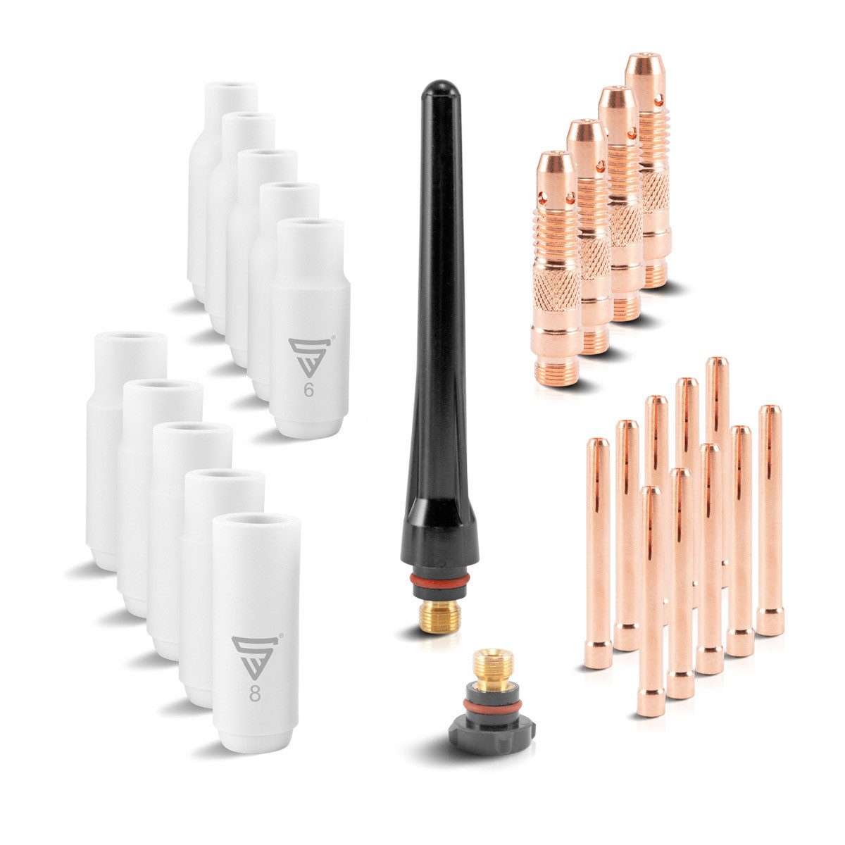 STAHLWERK Elektrowerkzeug-Set WP-26 Premium WIG Verschleißteile-Set
