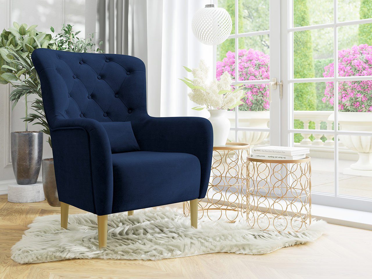 MIRJAN24 Sessel Hemdal, Stilvoll Polstersessel, Armsessel, Armchair, Fernsehsessel