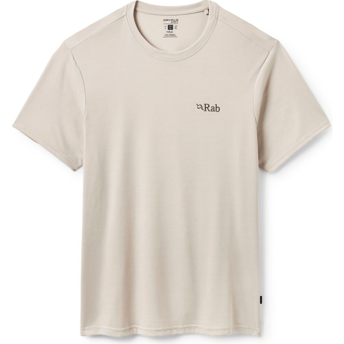 Rab Kurzarmshirt Crimp Logo Tee Ein superweiches T-Shirt aus schnell trocknendem