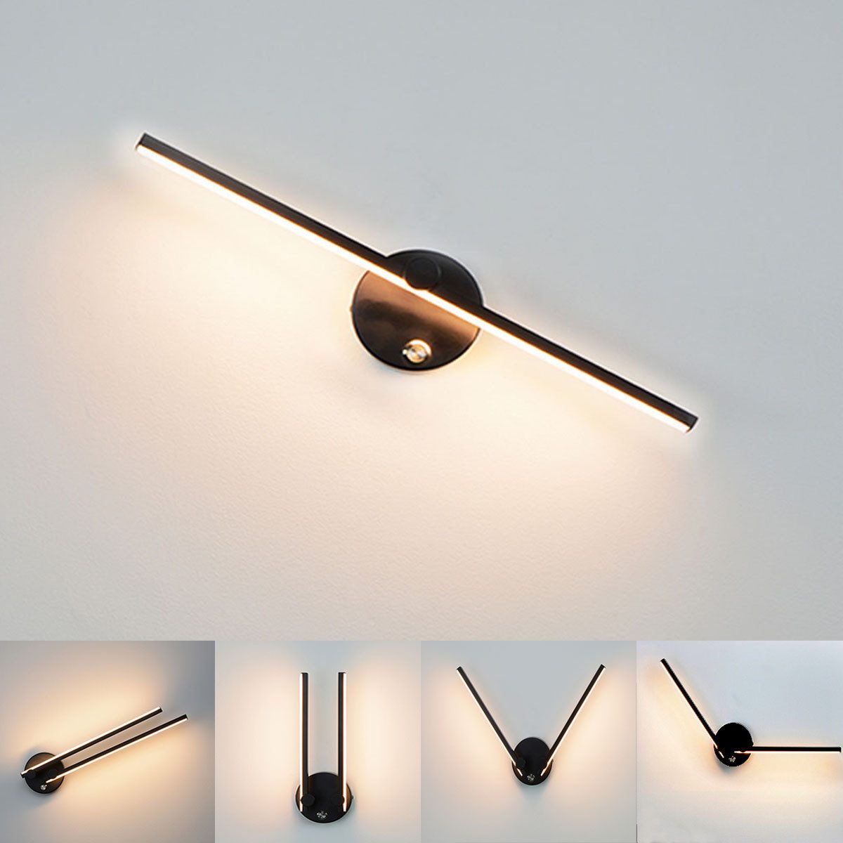 oyajia Wandleuchte Aluminium LED Wandleuchte,12W Wandlampe günstig online kaufen