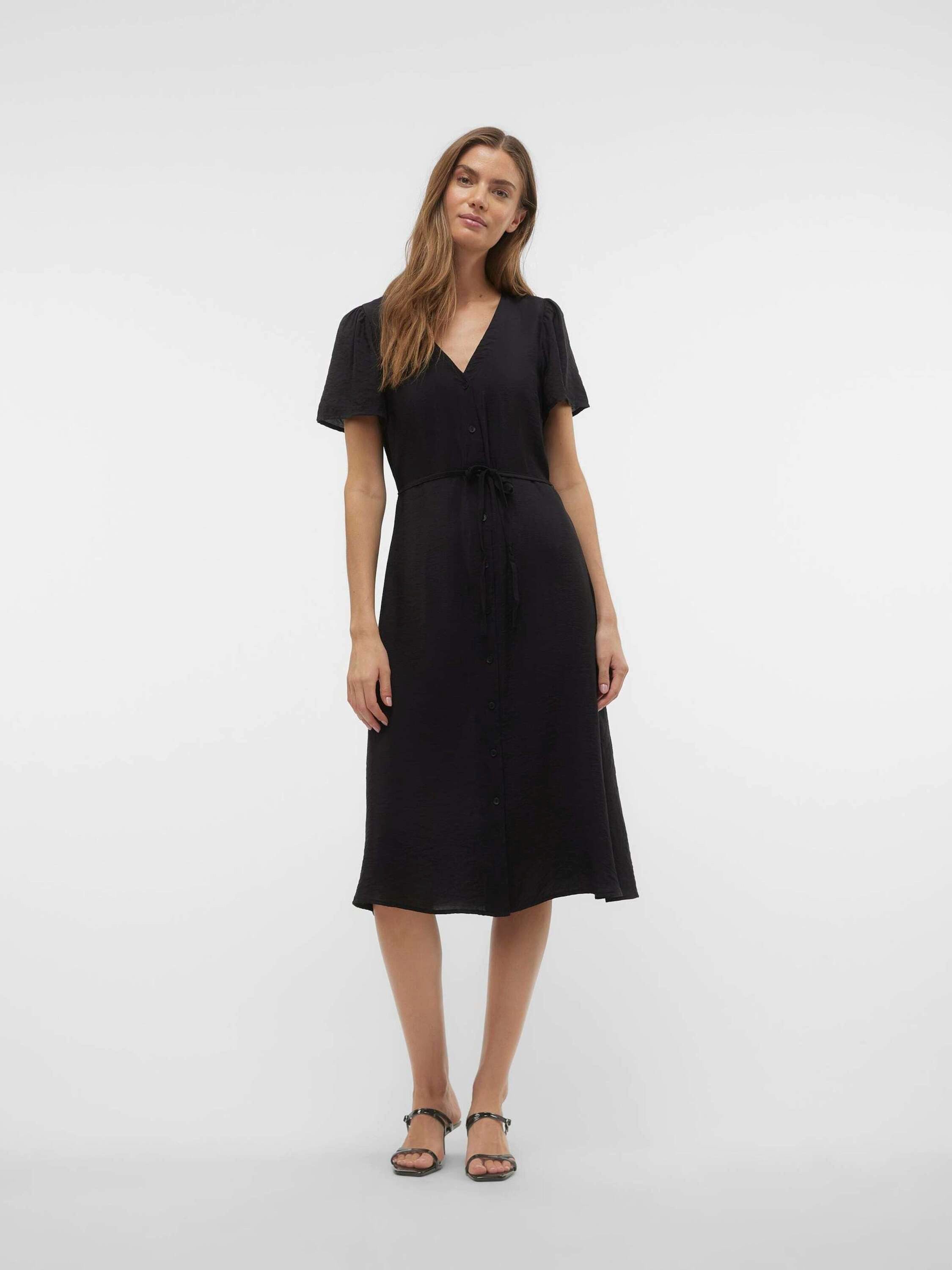 Vero Moda Blusenkleid Josie (1-tlg) Drapiert/gerafft günstig online kaufen