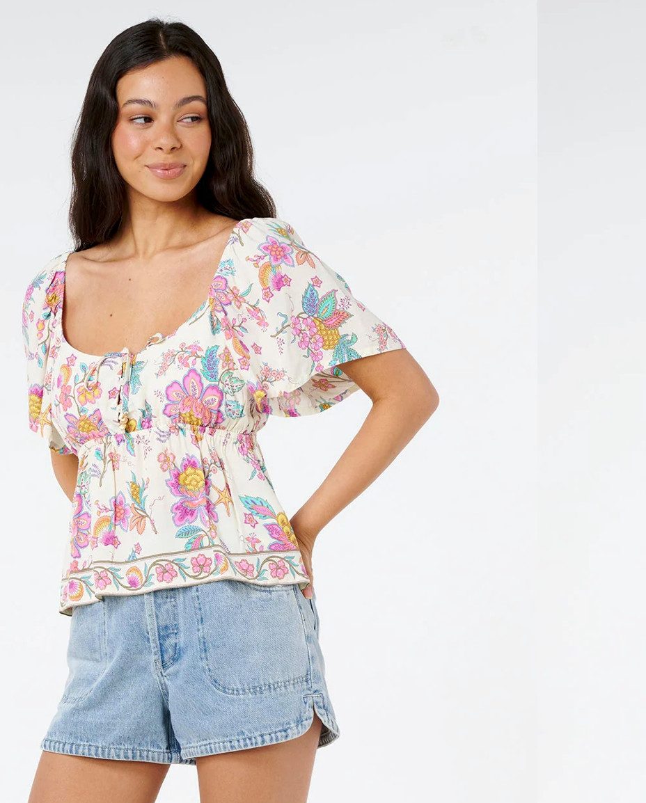 Rip Curl Blusentop Half Moon Bay Top mit Knöpfen