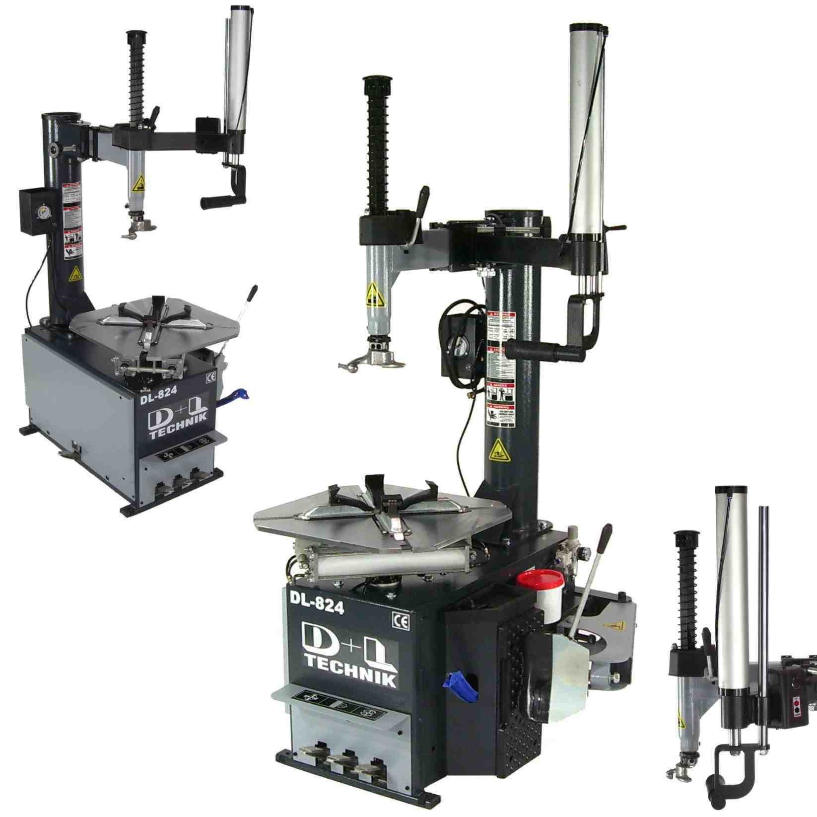 Reifenmontagemaschine Reifenmontiermaschine 24" inkl. Hilfsmontagearm 06304 + 06307