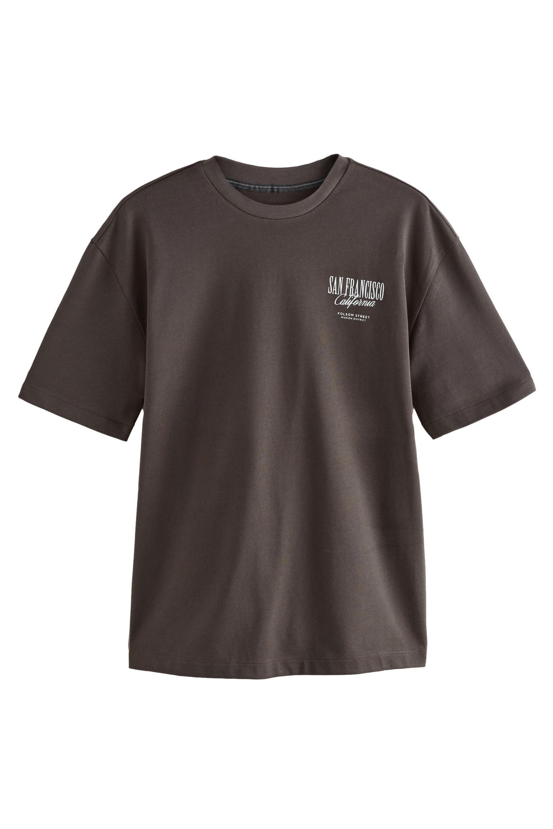 Next T-Shirt Relaxed Fit, schweres T-Shirt günstig online kaufen