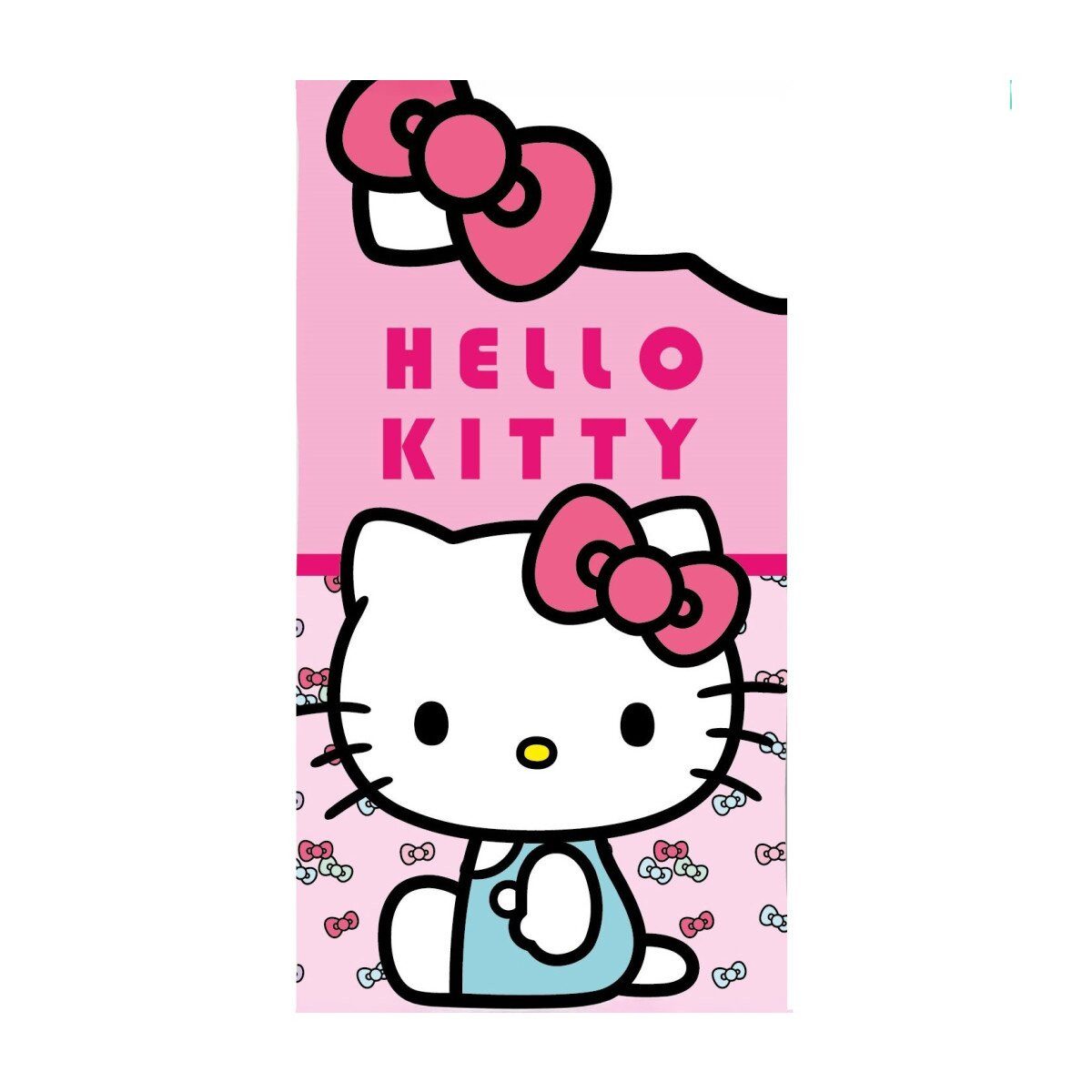 Hello Kitty Badetücher Hello Kitty Lovely Day Strandtuch 70x140, 100% Polyester (1-St)