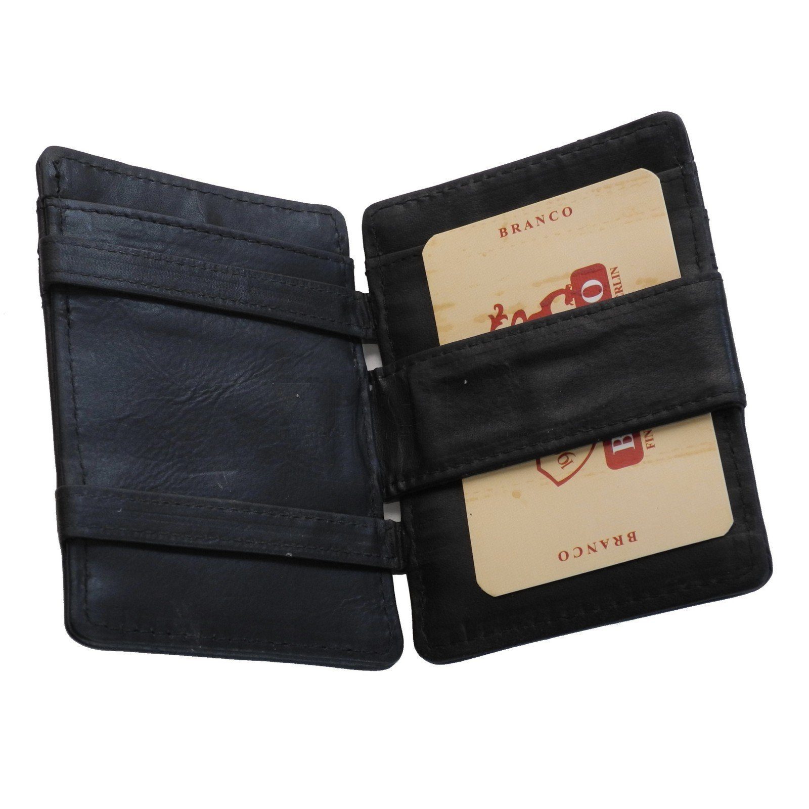 BRANCO Geldbörse Branco - Leder Unisex Magic Flip Geldscheinklammer Kartenm günstig online kaufen