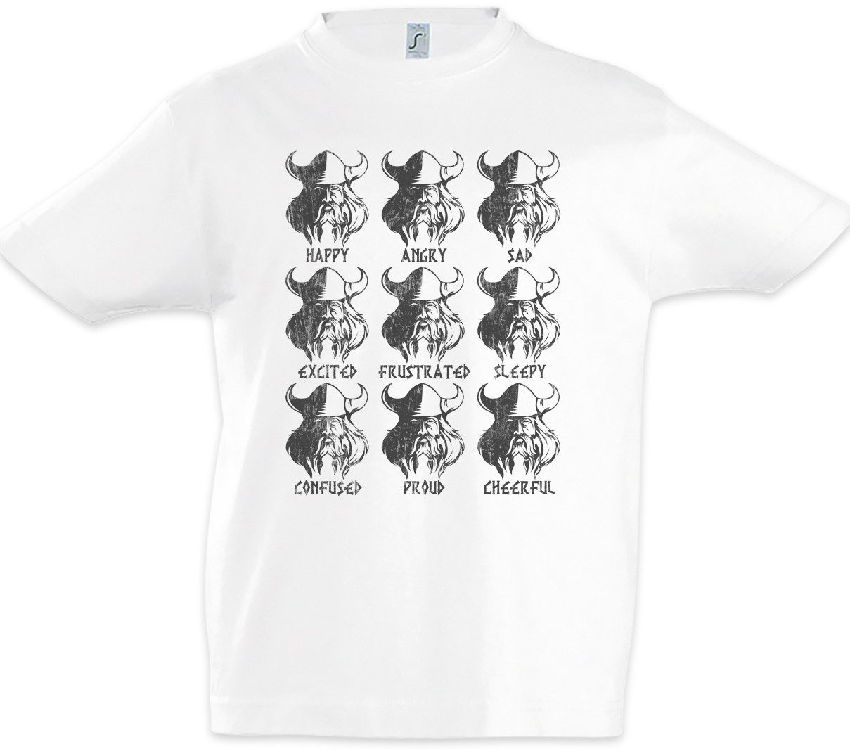 Print-Shirt Viking Emotions Kinder T-Shirt Wikinger Vikings Walhalla Odhin Thor