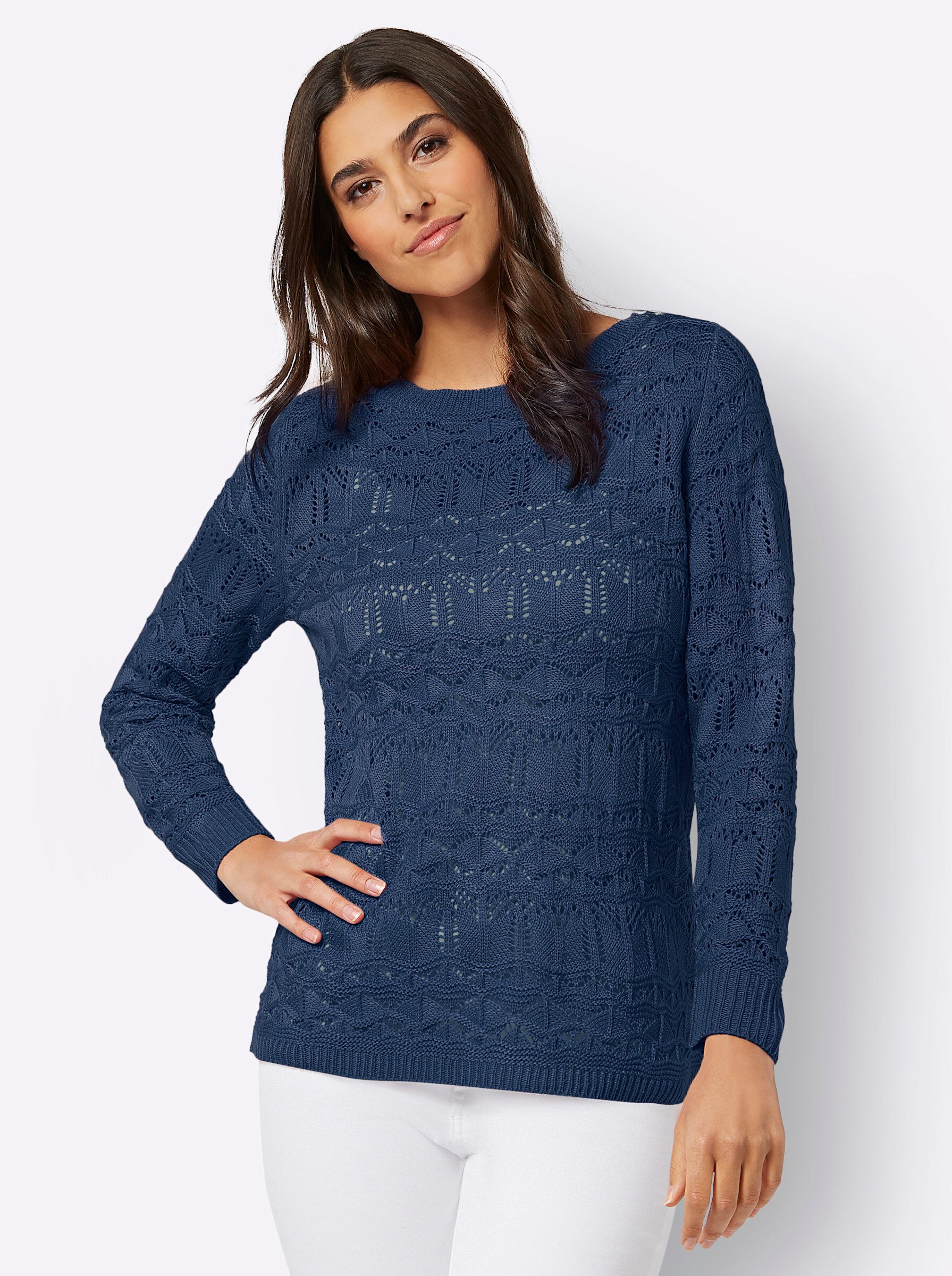 Strickpullover Ajourpullover