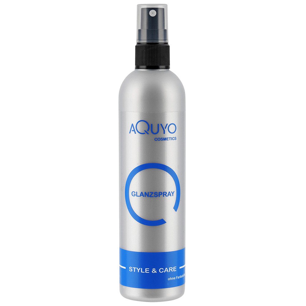 AQUYO Cosmetics Glanzspray Haarspray mit Glanzspray-Effekt und sorgt für geschme