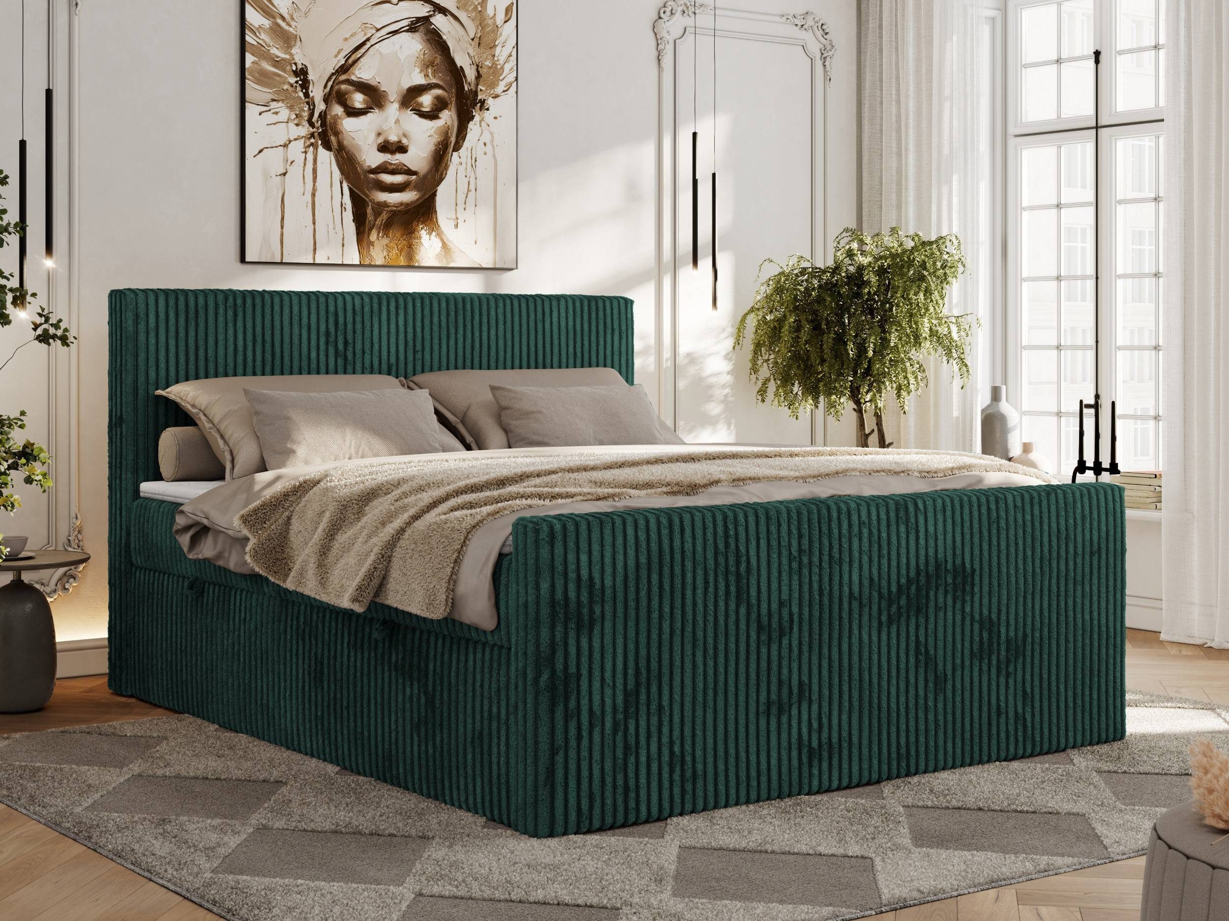 MKS MÖBEL Boxspringbett TILIANO DUO (Packung, günstig online kaufen