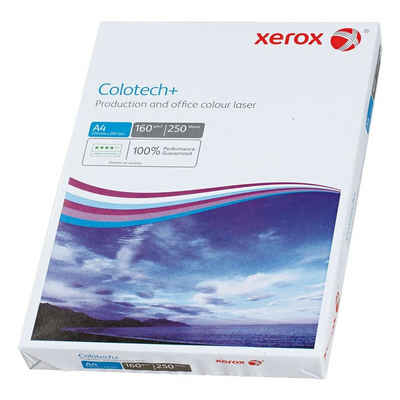 Xerox Farblaser-Druckerpapier Colotech+, Format DIN A4, 160 g/m², 164 CIE, 250 Blatt