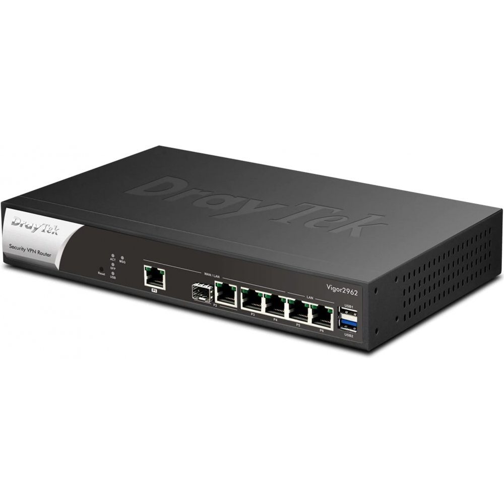 DrayTek Vigor2962 - WAN Router - schwarz VPN-Router
