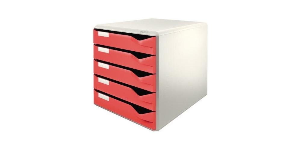LEITZ Organizer Schubladenbox Anzahl der Schubfächer: 5 Schubfächer Verwendung für Papierformat: DIN A4
