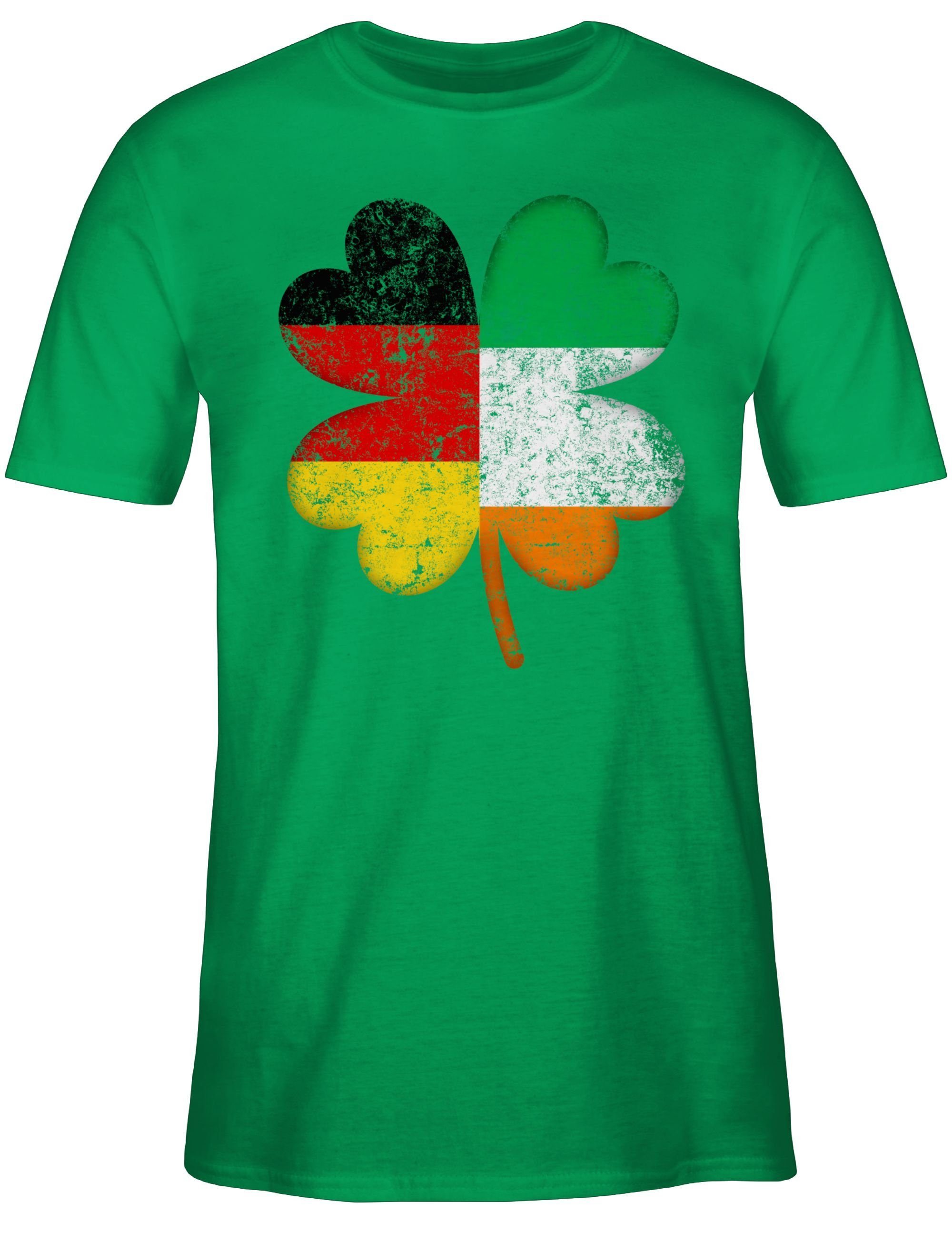St. Irland Day Grün 2 Shirtracer Deutschland Patricks T-Shirt Kleeblatt