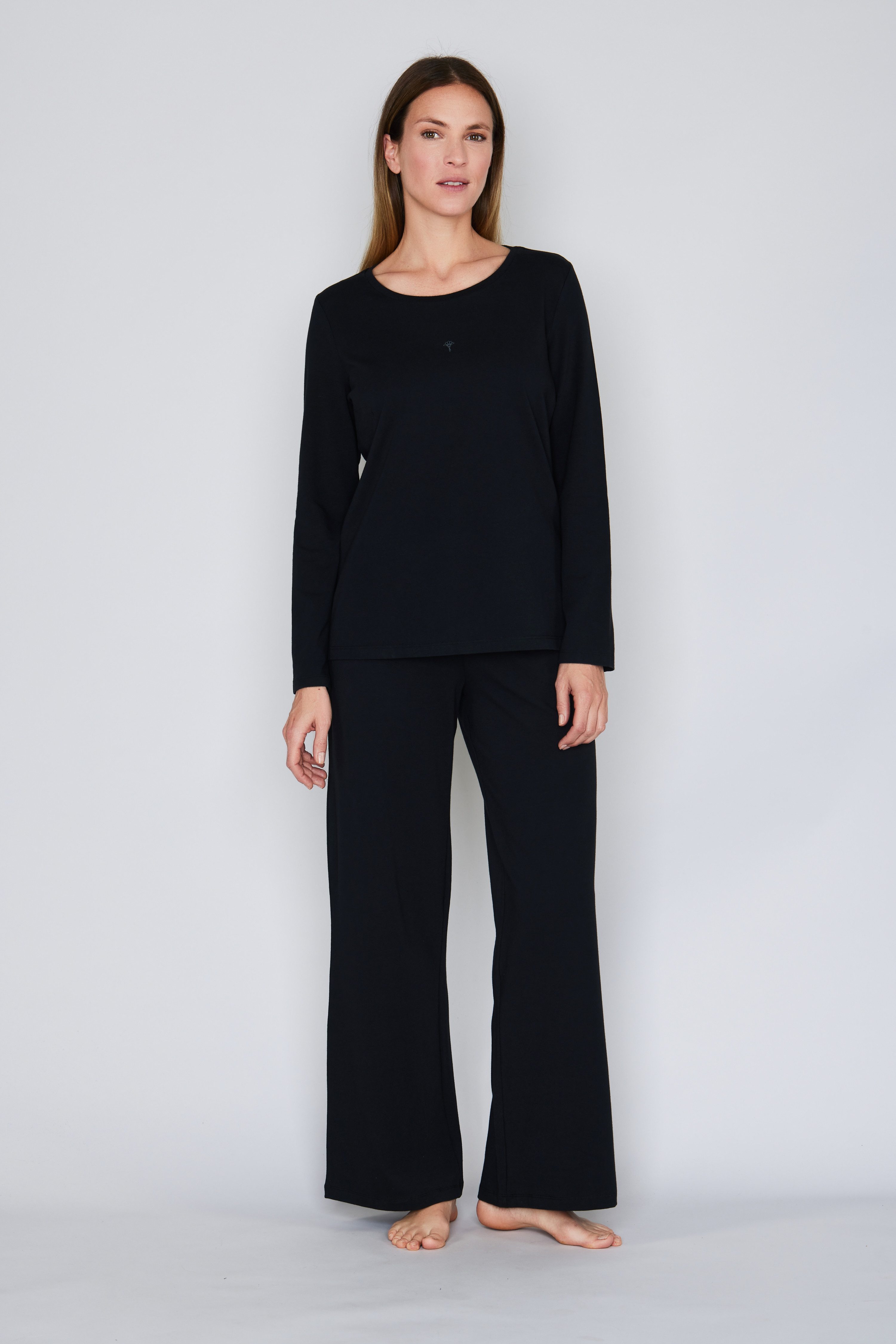 JOOP! Homewearhose Cosy mit elegantem High-Waist-Design