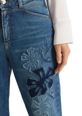 Marc Cain 7/8-Jeans "Pants Leo Jungle" Premium Damenmode "Rethink Together" Jeans RIAD