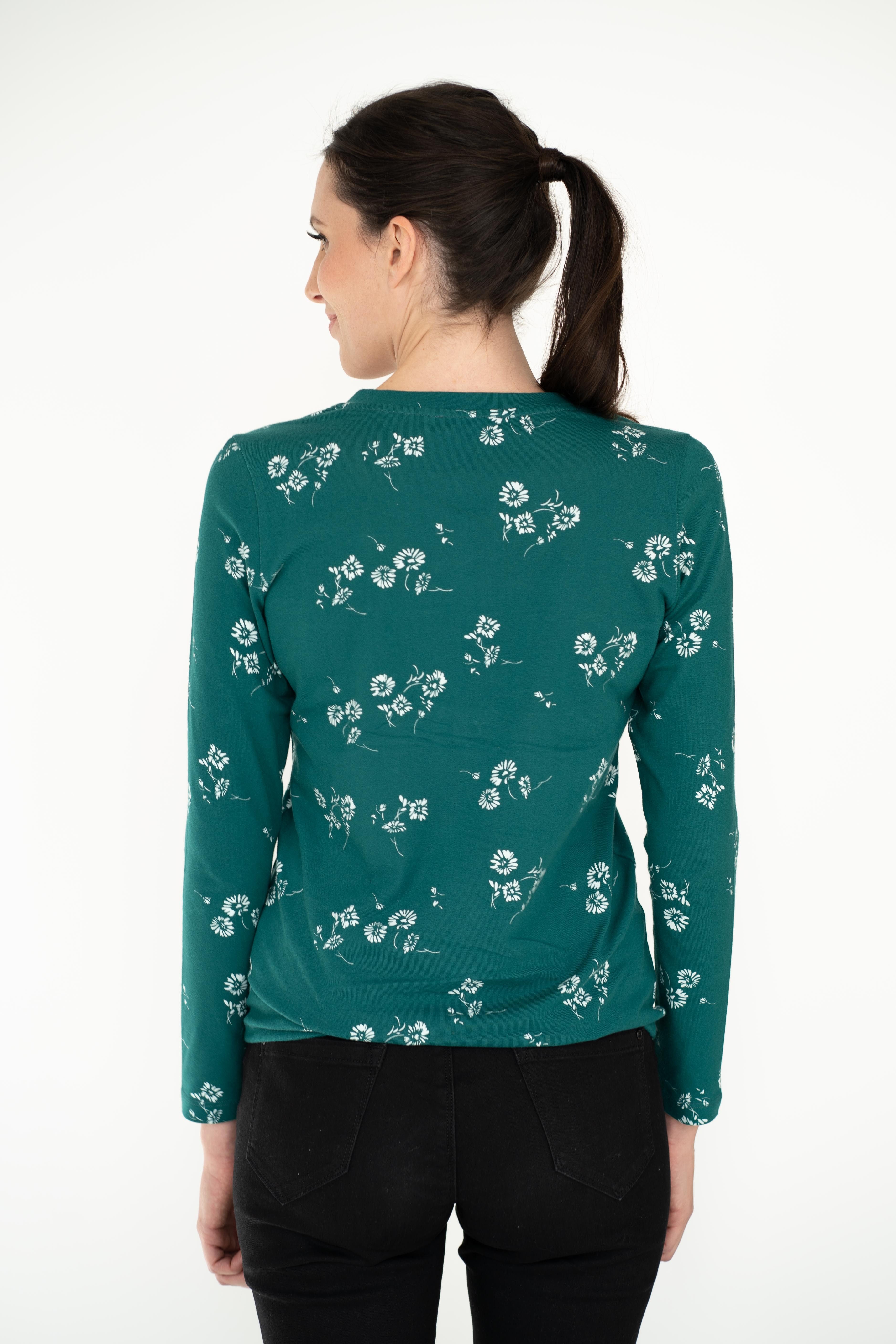 einfach Schön Langarmshirt Regina petrol günstig online kaufen