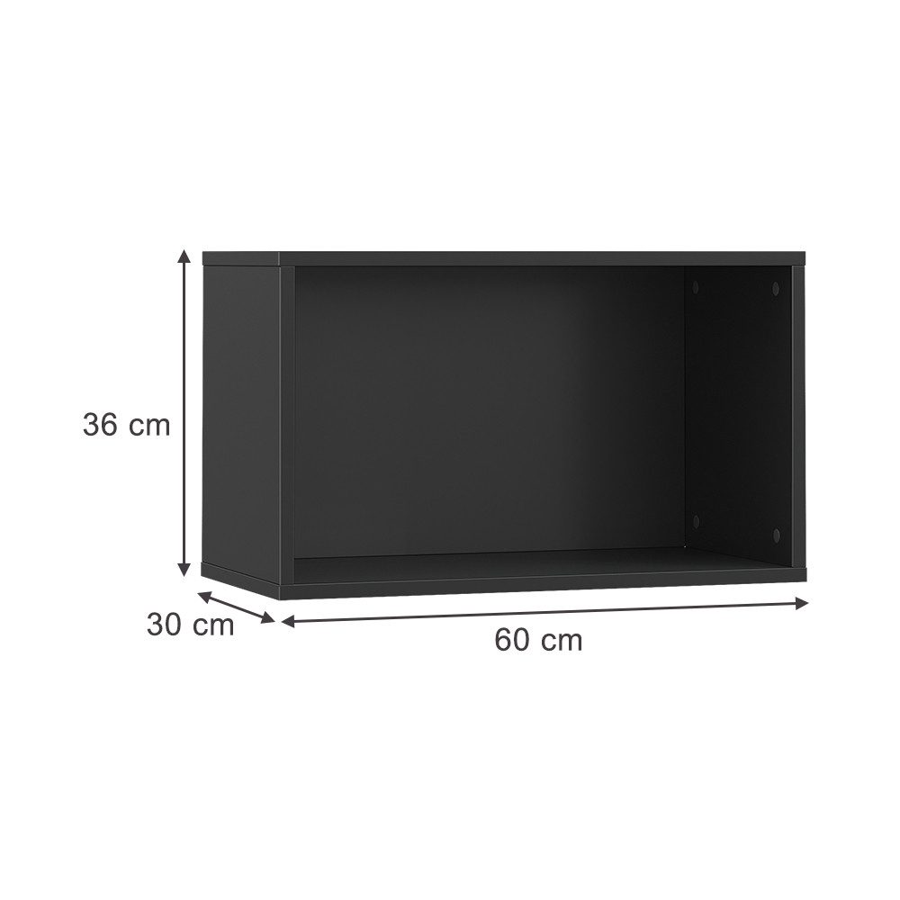 Vicco Bücherregal Tomy, Anthrazit, 60 x günstig online kaufen