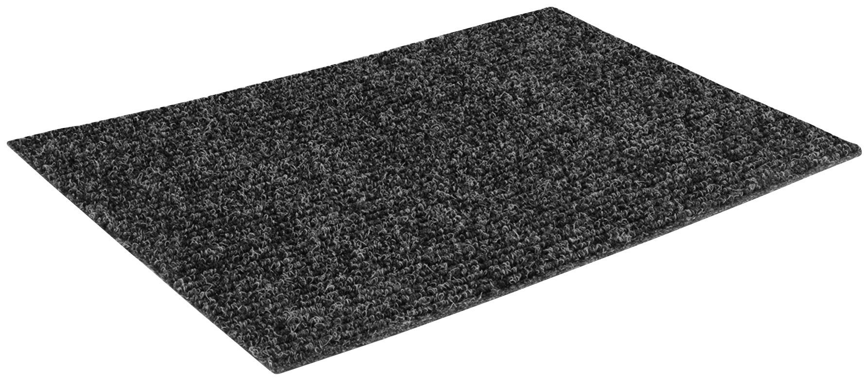 Nadelvliesteppich GLADIATOR, Primaflor-Ideen in Textil, rechteckig, Höhe: 5,5 mm, strapazierfähig & pflegeleicht, Nadelvlies schwarz