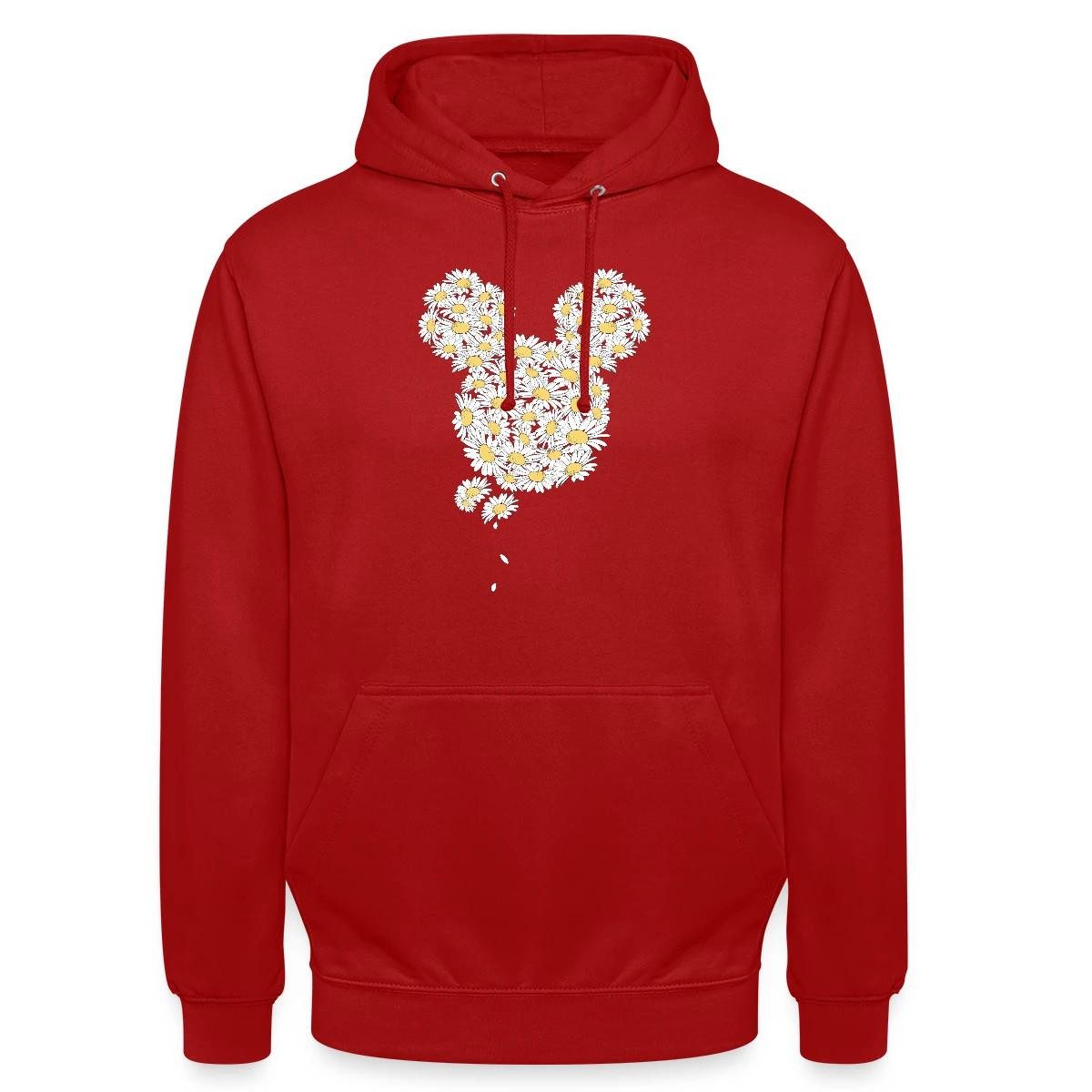 Spreadshirt Hoodie Mickey & Minnie Mickey Mouse Gänseblümchen Unisex Hoodie (1-tlg)