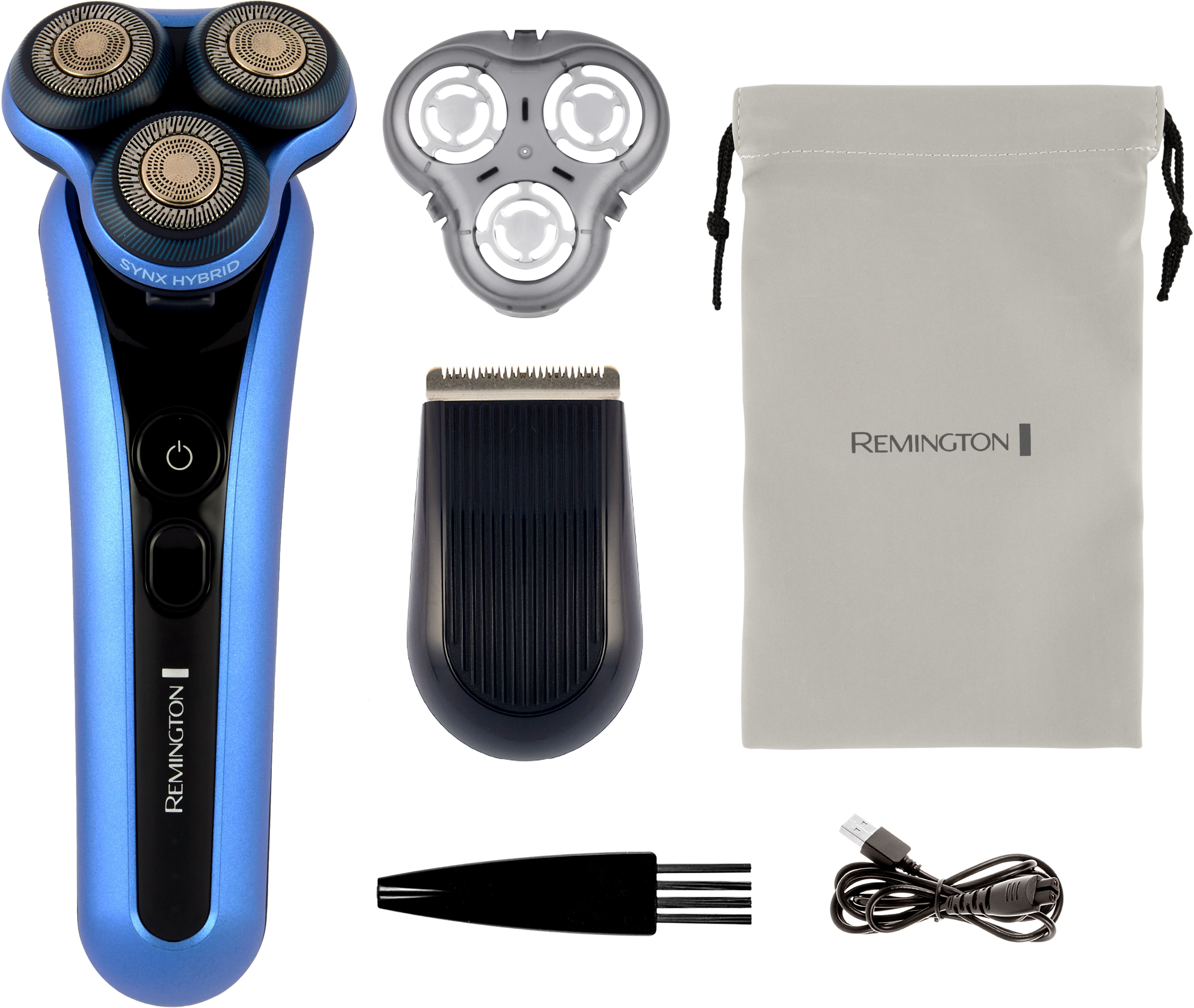 Remington Elektrorasierer XR1775, Aufsätze: 1, integrierter Präzisionstrimmer, Nass-& Trockenrasur, 360°PivotBallDrehgelenk, SynXSchneidsystem