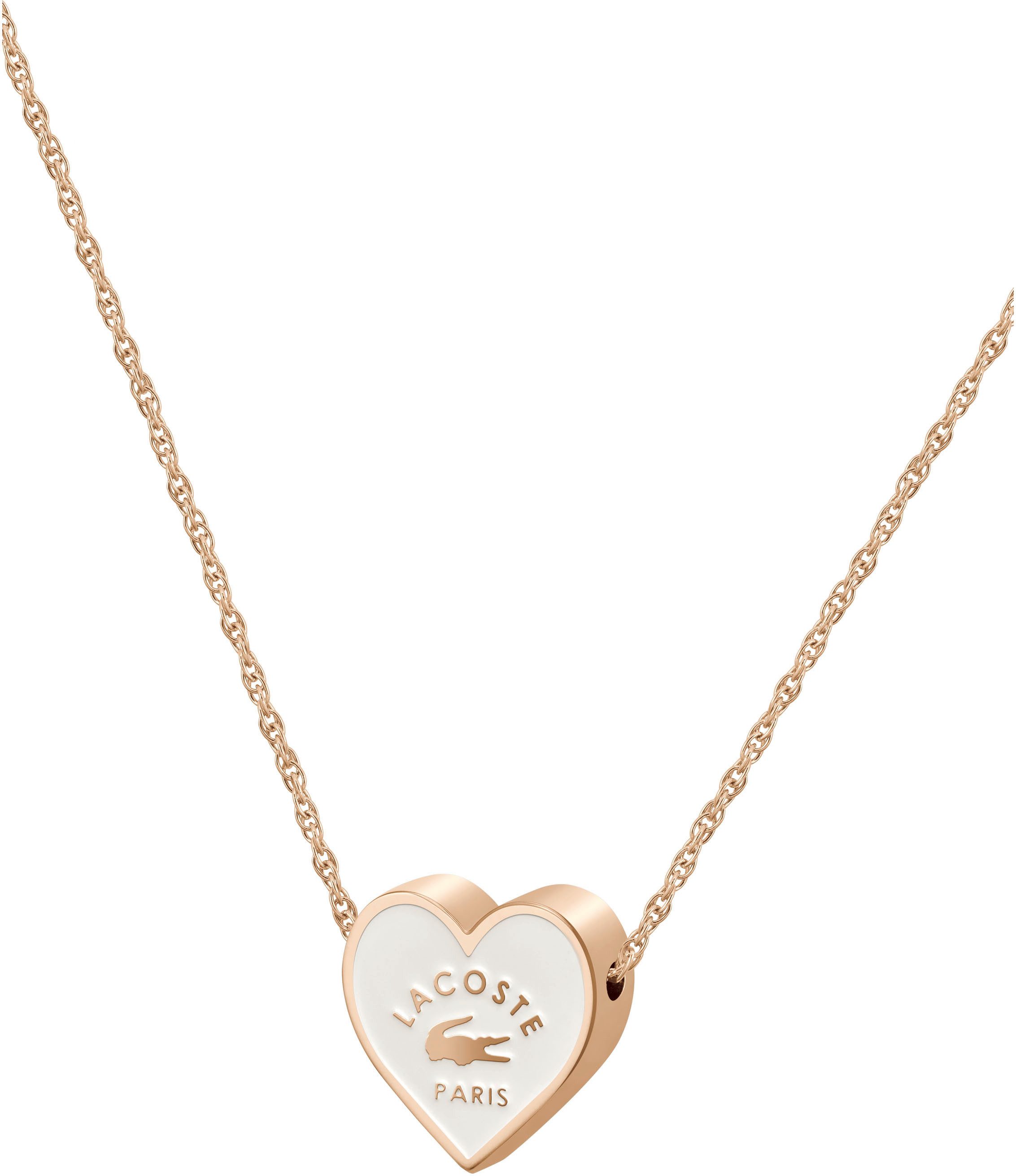 Lacoste Kette mit Anhänger LOVE MY CROC...
