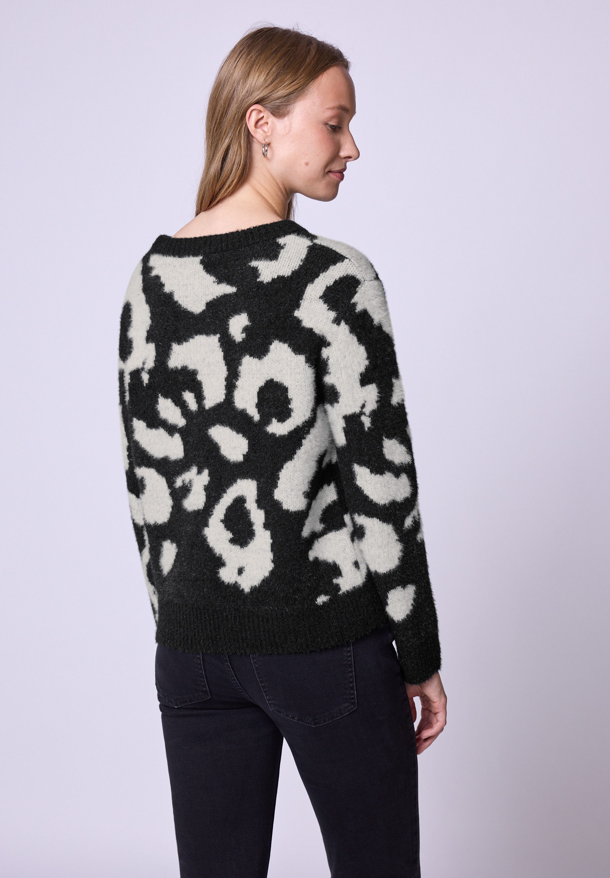 STREET ONE STUDIO Rundhalspullover mit grafischem günstig online kaufen