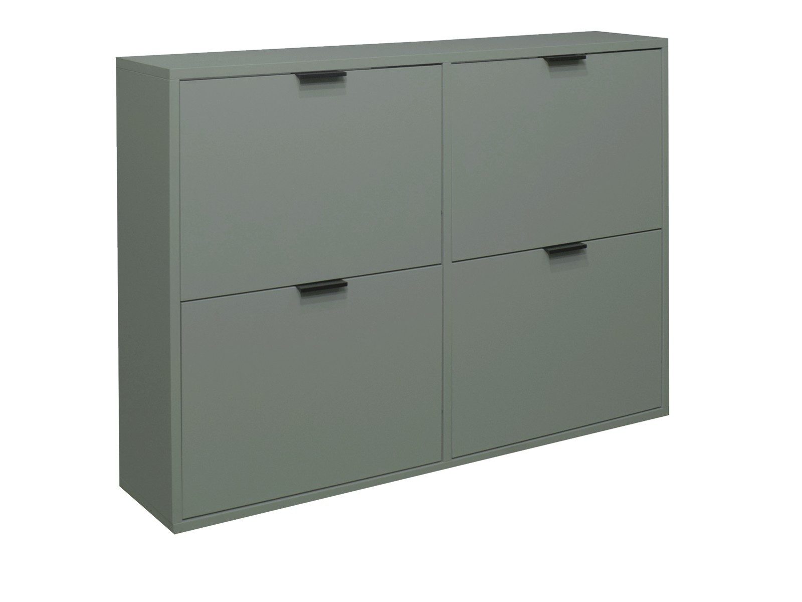 Storado Schuhkipper Bonnie 120×86–99×25cm, Schuhkipper mit 4 Klappen, Farbe wählbar, 4 Klappen mit Platz für 12–18 Paar Schuhe